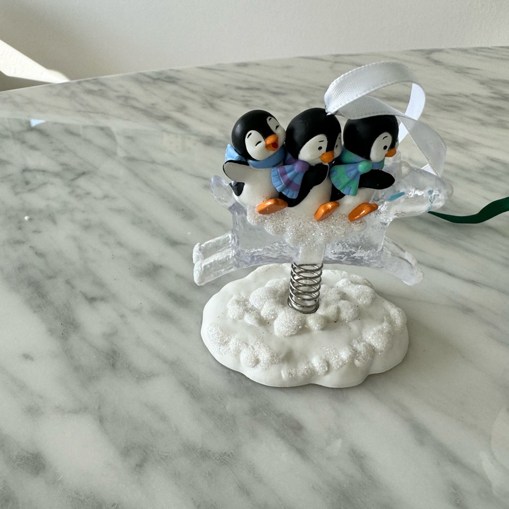 2013 Playful penguins Hallmark Christmas ornament